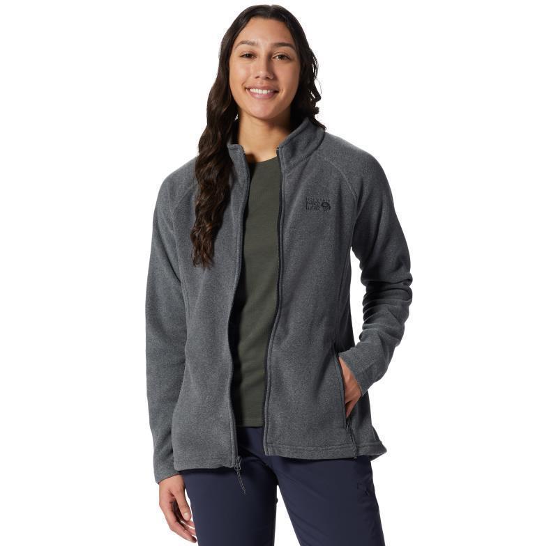 Polartec Microfleece Full Zip - Womens - Foil Grey Heather 3