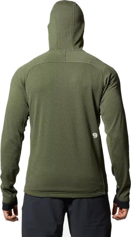 Polartec Power Grid Full Zip Hoody - Mens - Surplus Green Heather 2