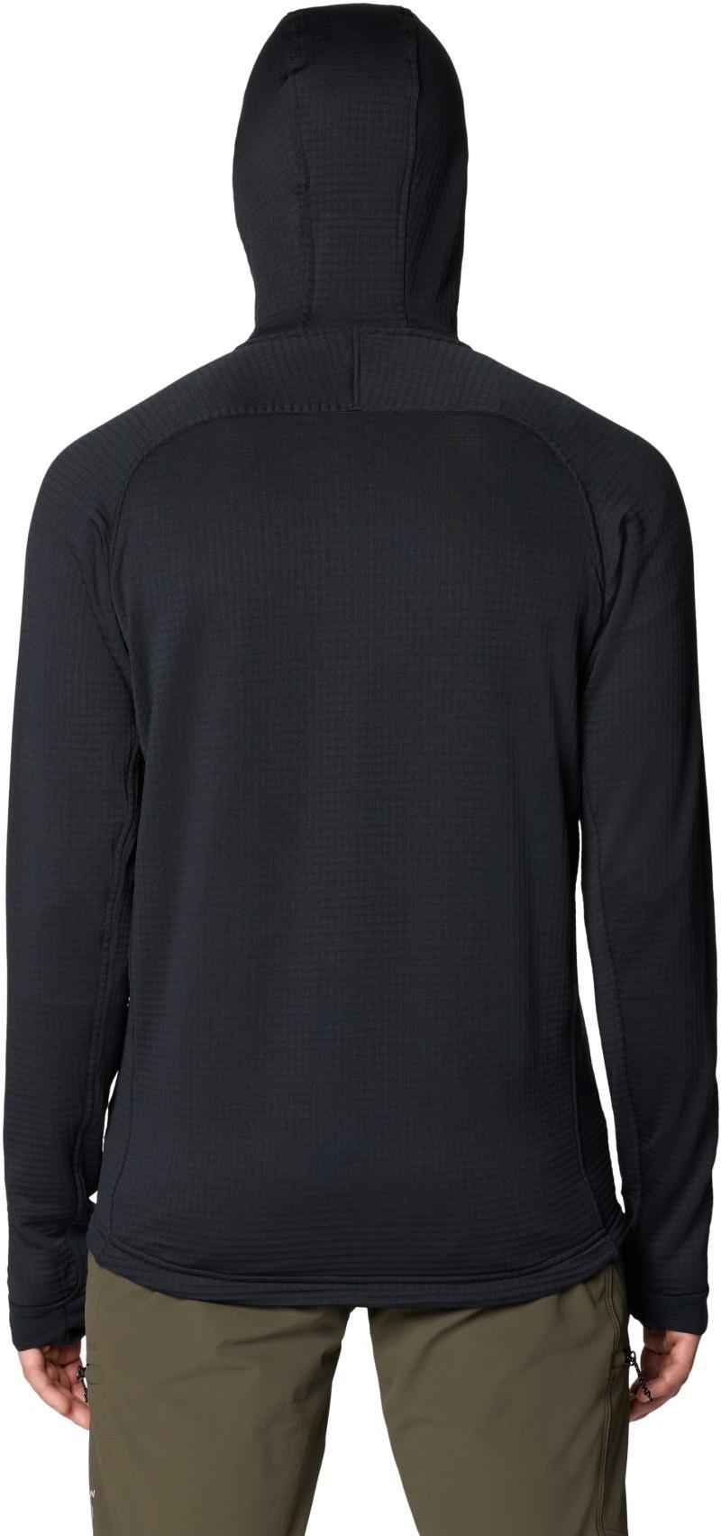 Polartec Power Grid Full Zip Hoody - Mens - black 1