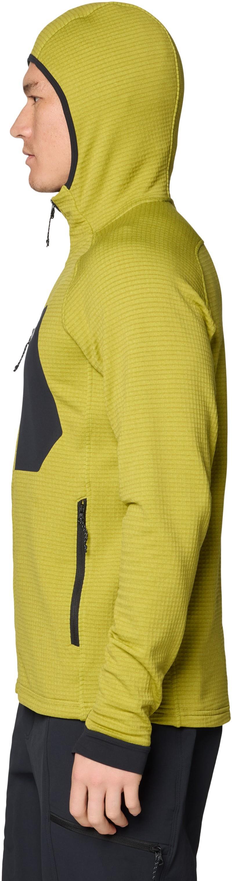 Polartec Power Grid Full Zip Hoody - Mens - moon moss heather 1