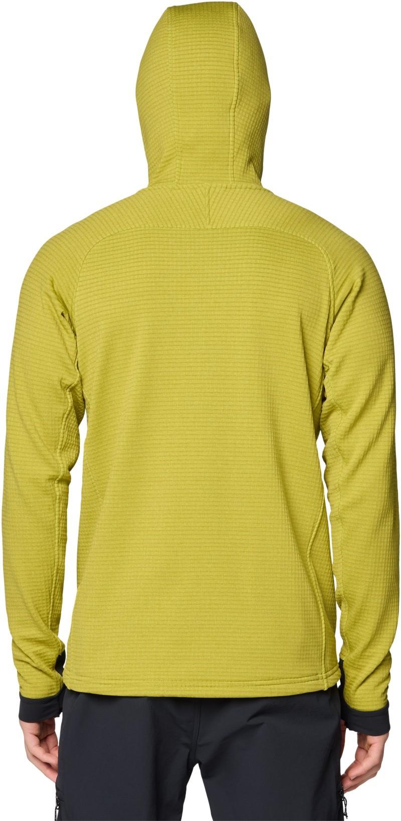 Polartec Power Grid Full Zip Hoody - Mens - moon moss heather 1