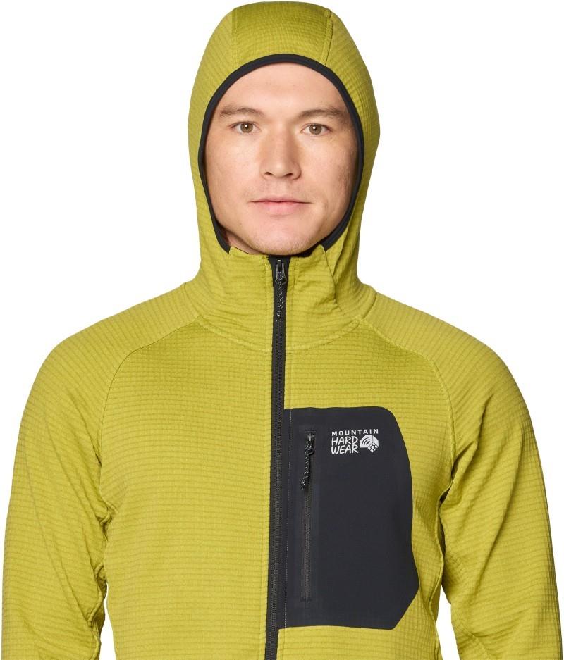 Polartec Power Grid Full Zip Hoody - Mens - moon moss heather 1