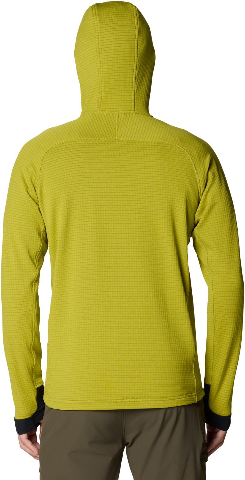 Polartec Power Grid Full Zip Hoody - Mens - python green heather 1