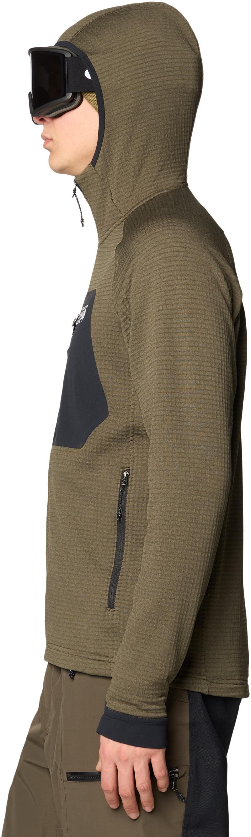 Polartec Power Grid Full Zip Hoody - Mens - ridgeline heather 1