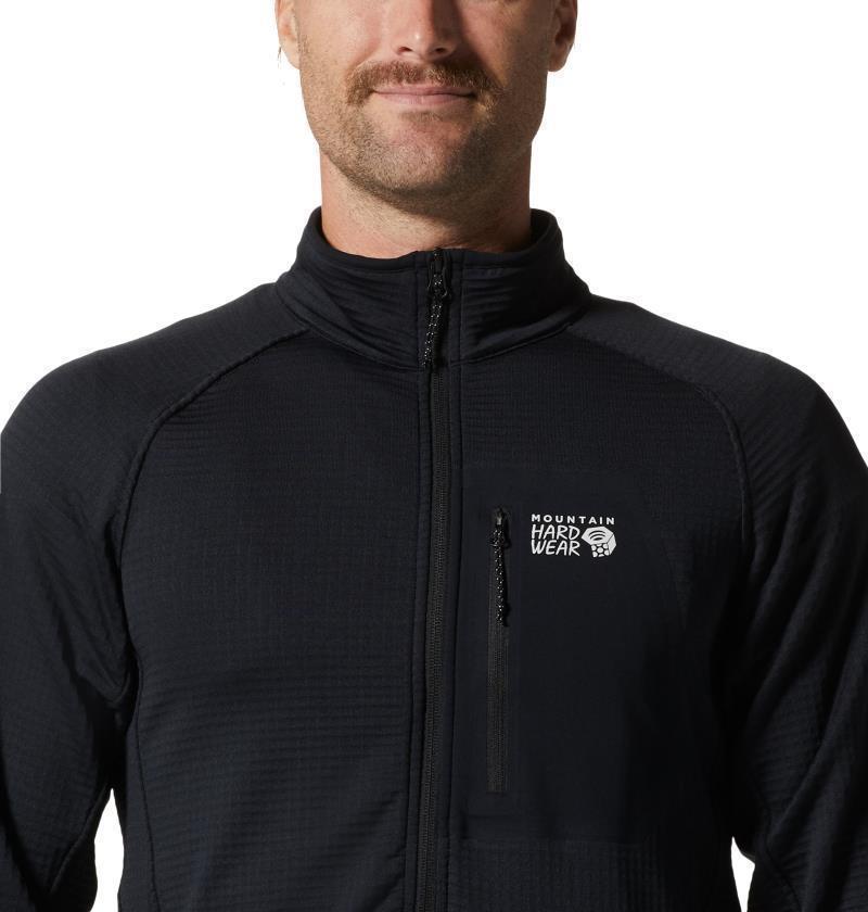 Polartec Power Grid Half Zip Jacket - Mens - Black 4