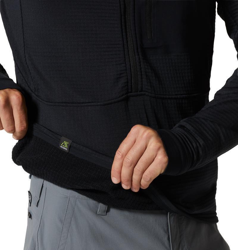 Polartec Power Grid Half Zip Jacket - Mens - Black 5