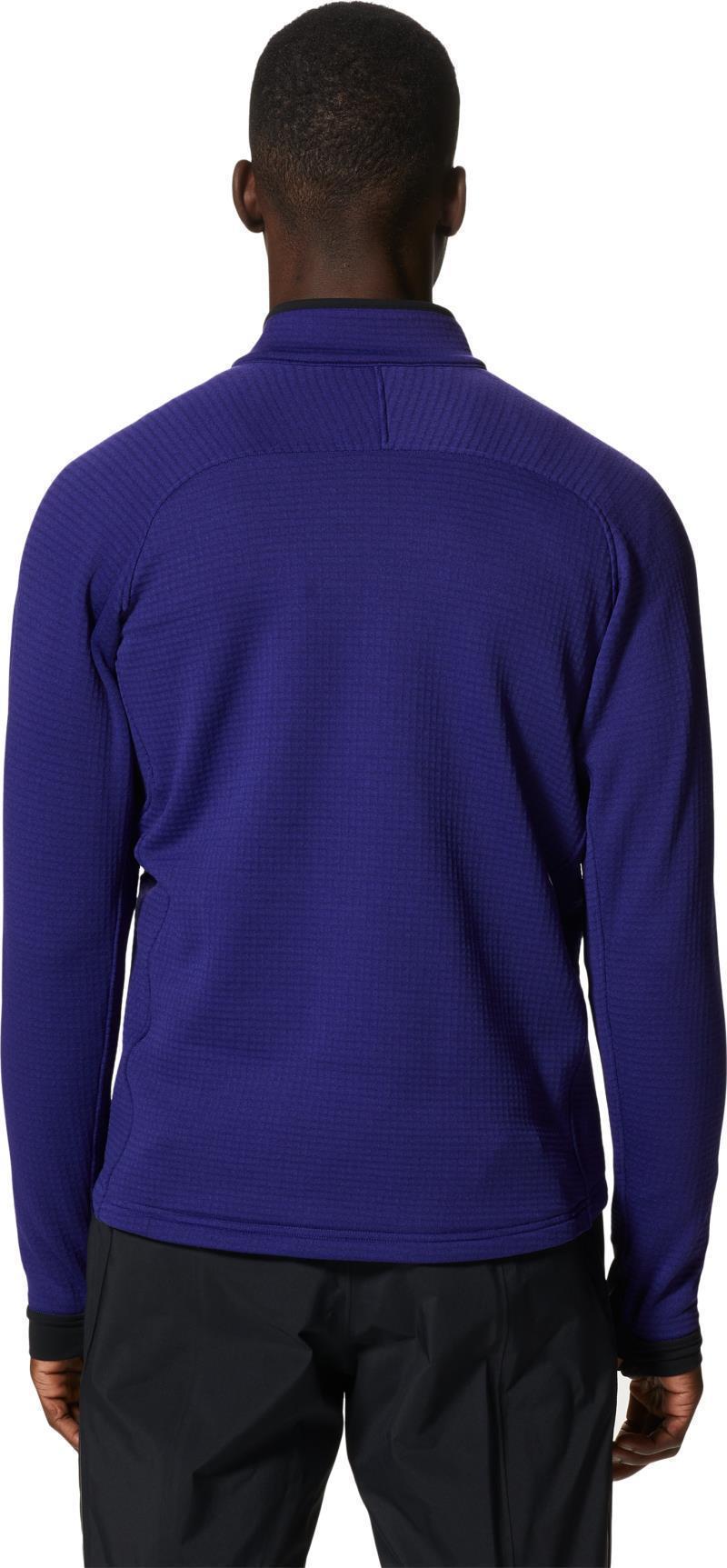 Polartec Power Grid Half Zip Jacket - Mens - Klein Blue Heather 3