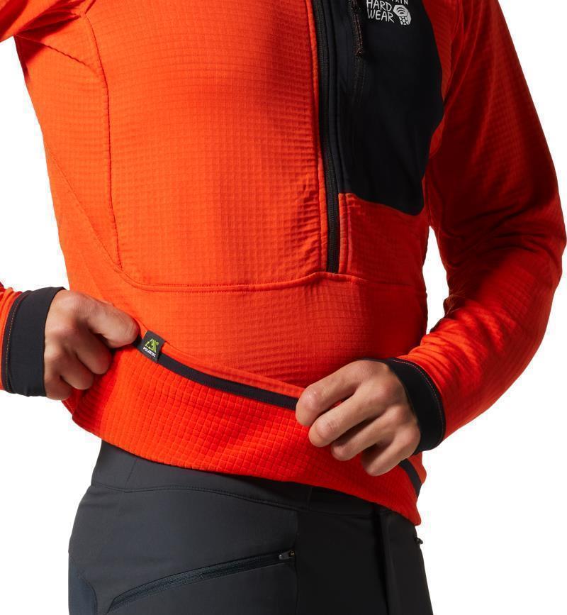 Polartec Power Grid Half Zip Jacket - Mens - State Orange 5
