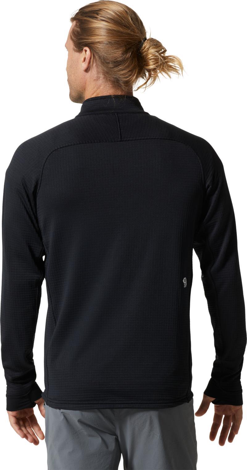 Polartec Power Grid Half Zip Jacket - Mens - black 1