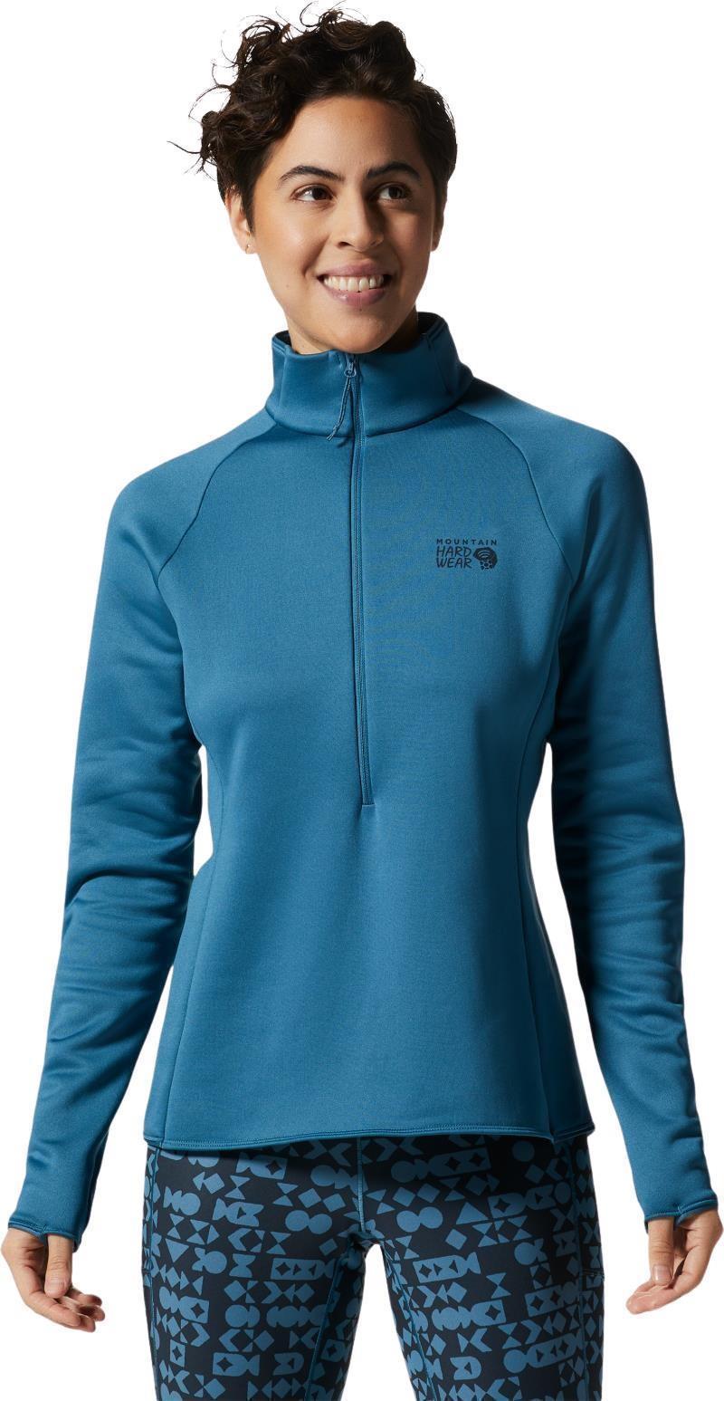 Polartec Power Stretch Pro 1/4 Zip - Womens - Caspian 1