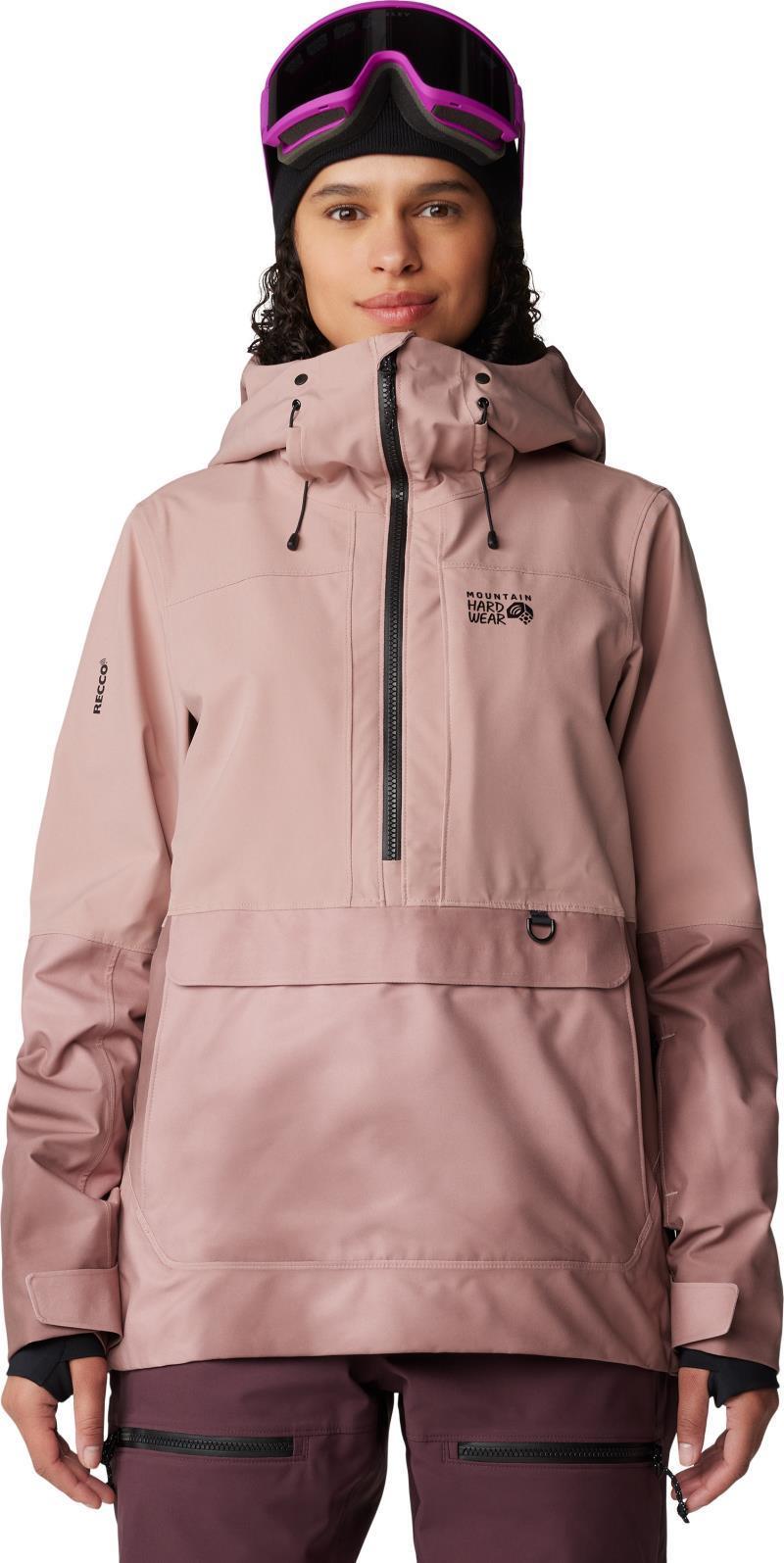 Powder Maven Anorak - Womens - Smoky Quartz / Smoky Quartz Vapors Print 1