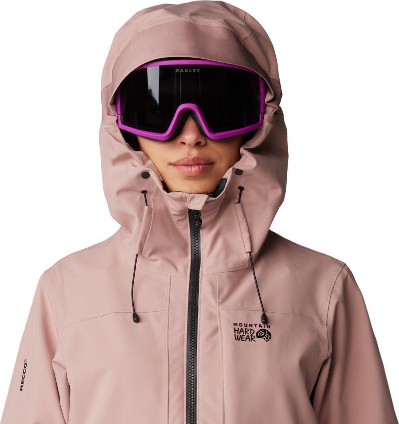 Powder Maven Anorak - Womens - Smoky Quartz / Smoky Quartz Vapors Print 10