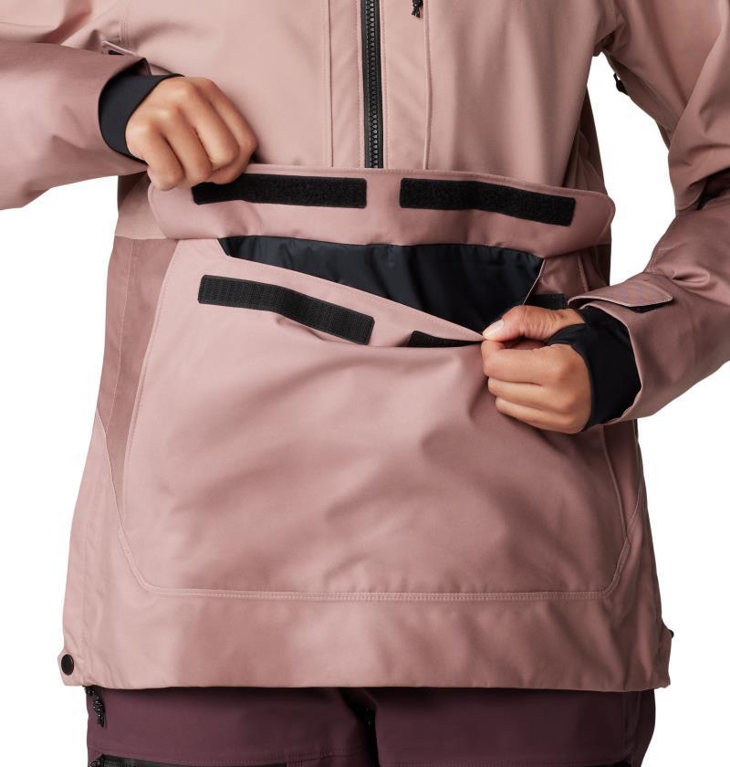 Powder Maven Anorak - Womens - Smoky Quartz / Smoky Quartz Vapors Print 11