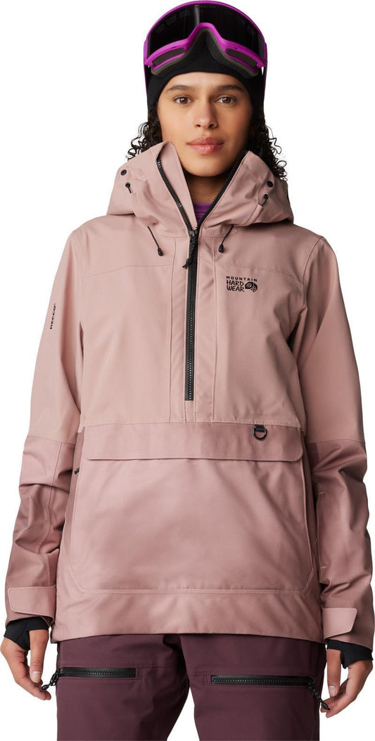 Powder Maven Anorak - Womens - Smoky Quartz / Smoky Quartz Vapors Print 13