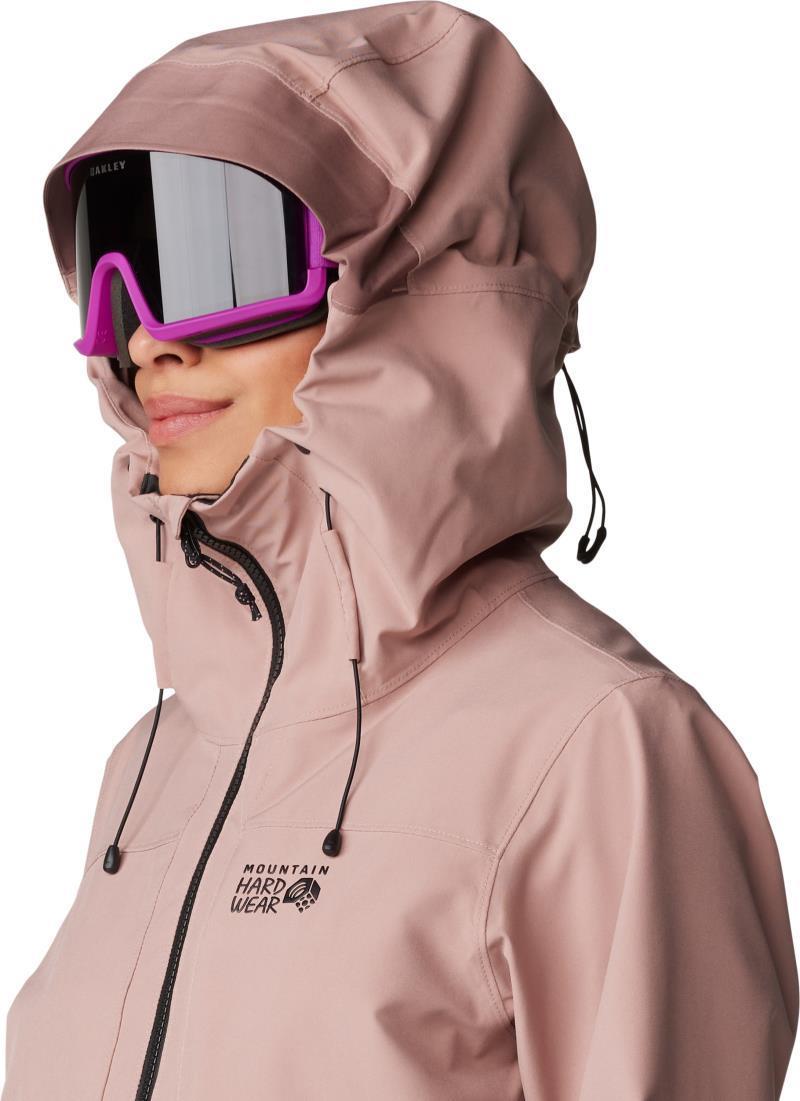 Powder Maven Anorak - Womens - Smoky Quartz / Smoky Quartz Vapors Print 3