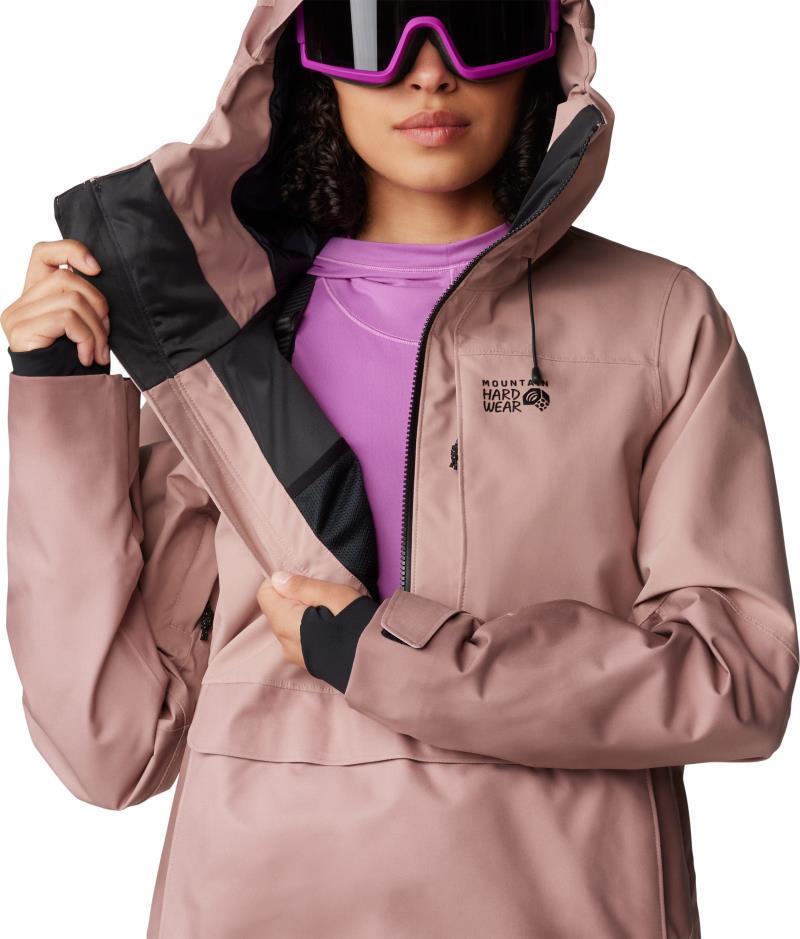 Powder Maven Anorak - Womens - Smoky Quartz / Smoky Quartz Vapors Print 6