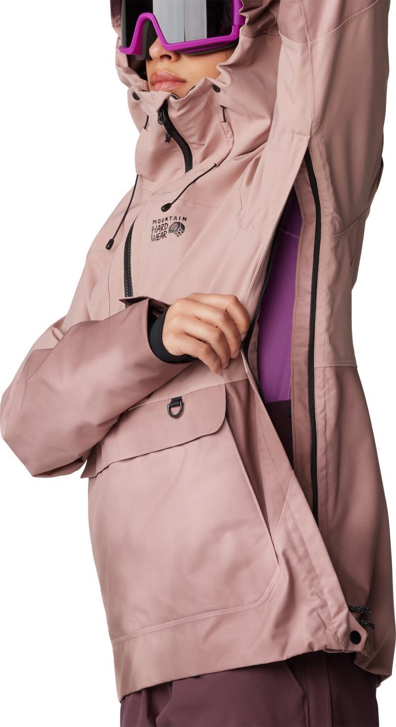 Powder Maven Anorak - Womens - Smoky Quartz / Smoky Quartz Vapors Print 7