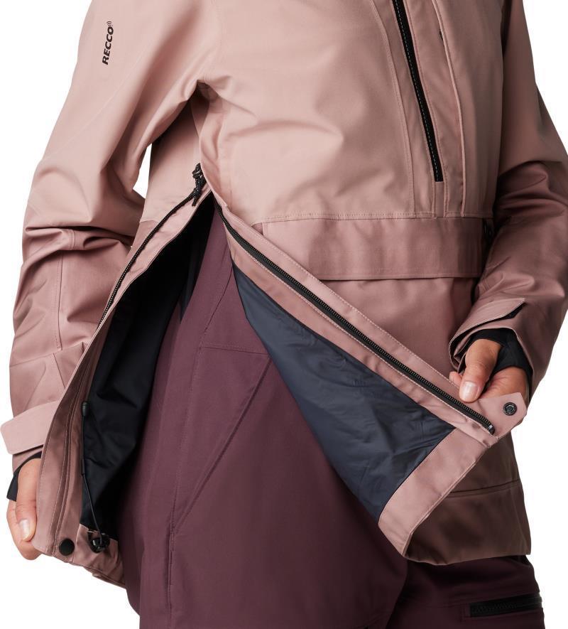 Powder Maven Anorak - Womens - Smoky Quartz / Smoky Quartz Vapors Print 9