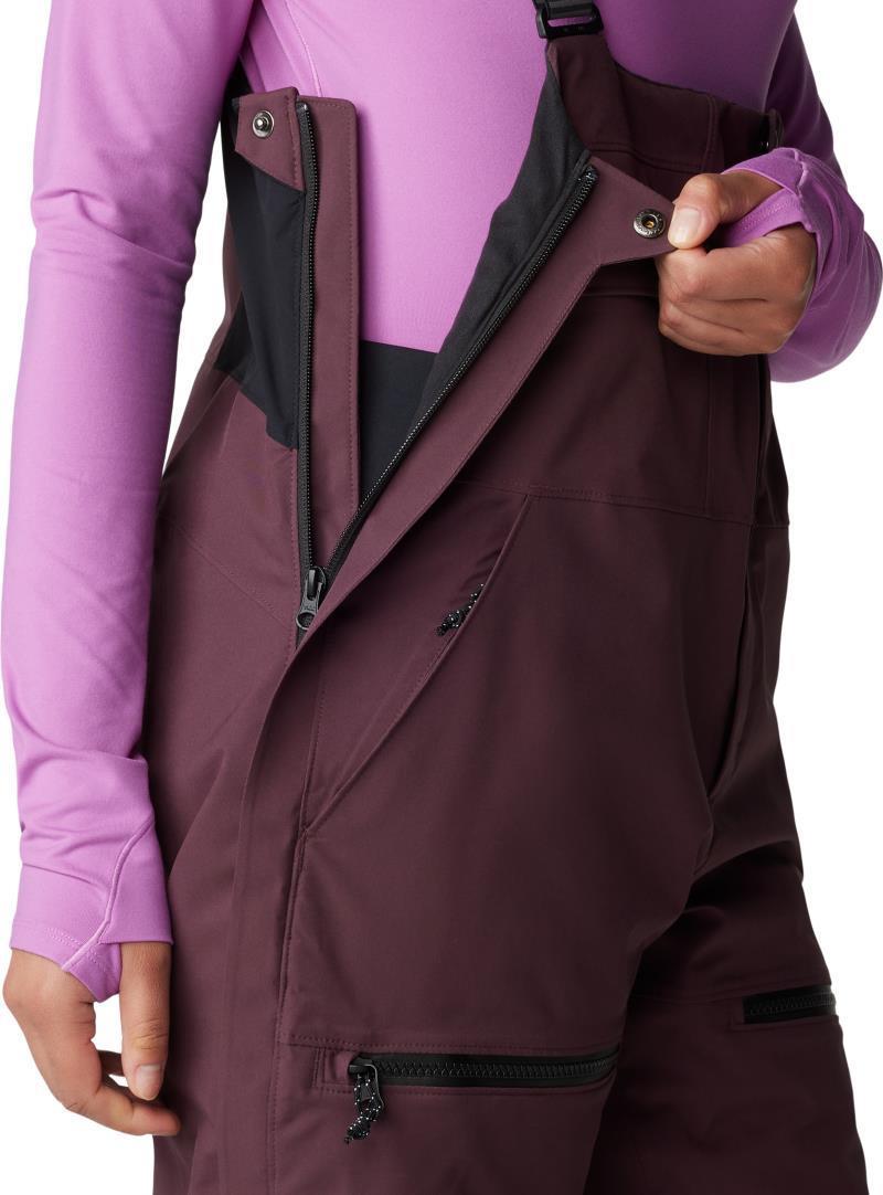 Powder Maven Bibs, Long - Womens - Blackberry 4