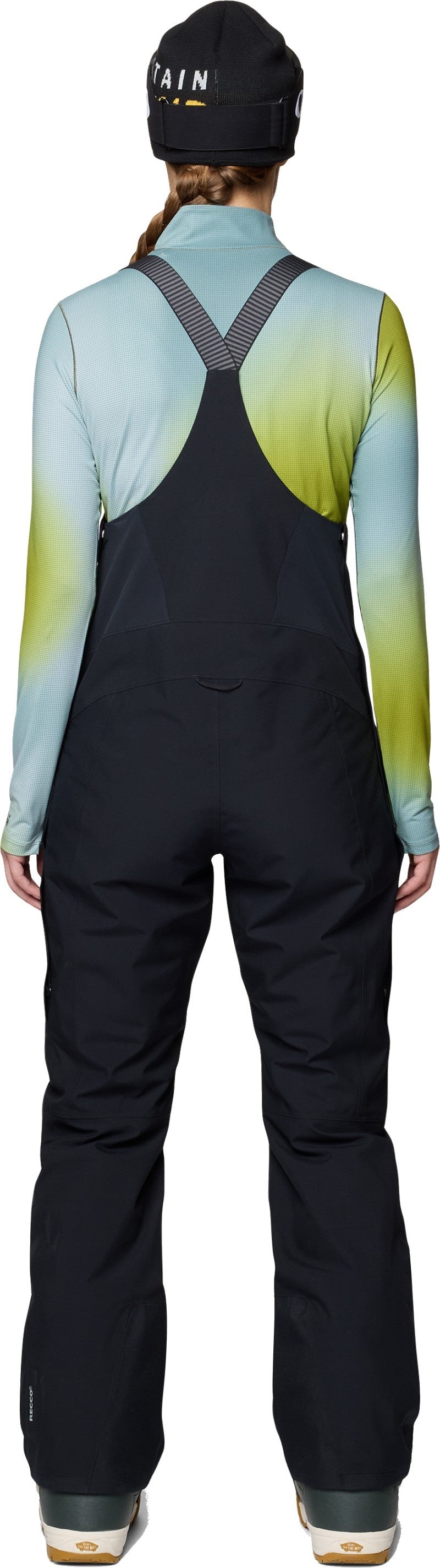 Powder Maven Bibs, Long - Womens - black 1