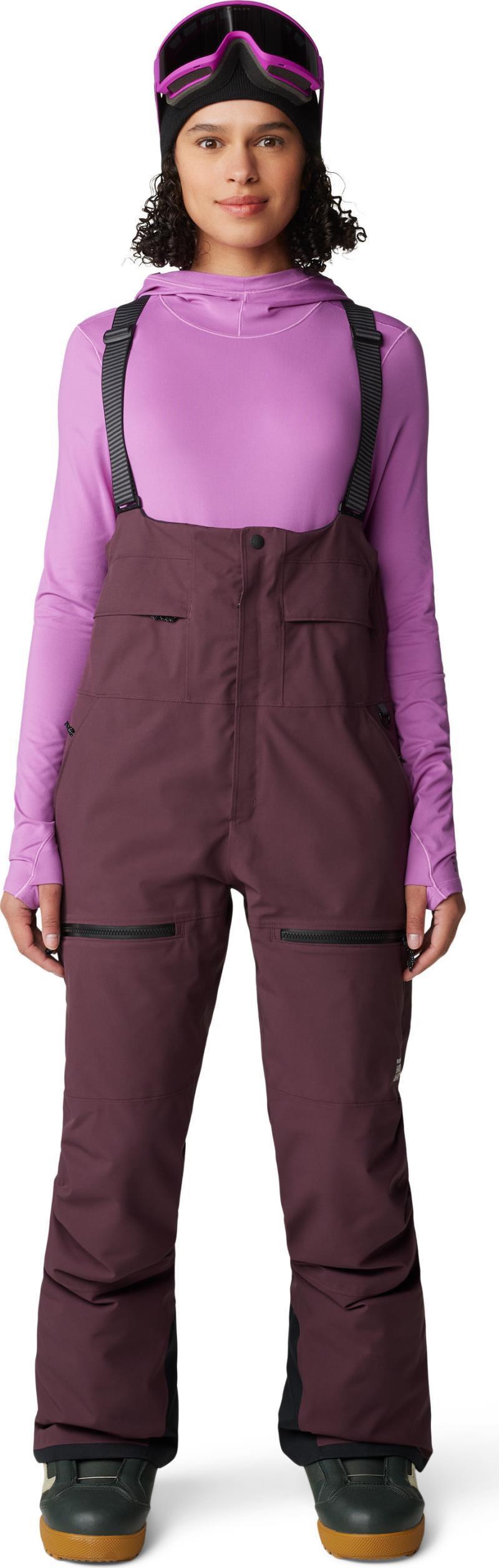 Powder Maven Bibs, Reg - Womens - Blackberry 2
