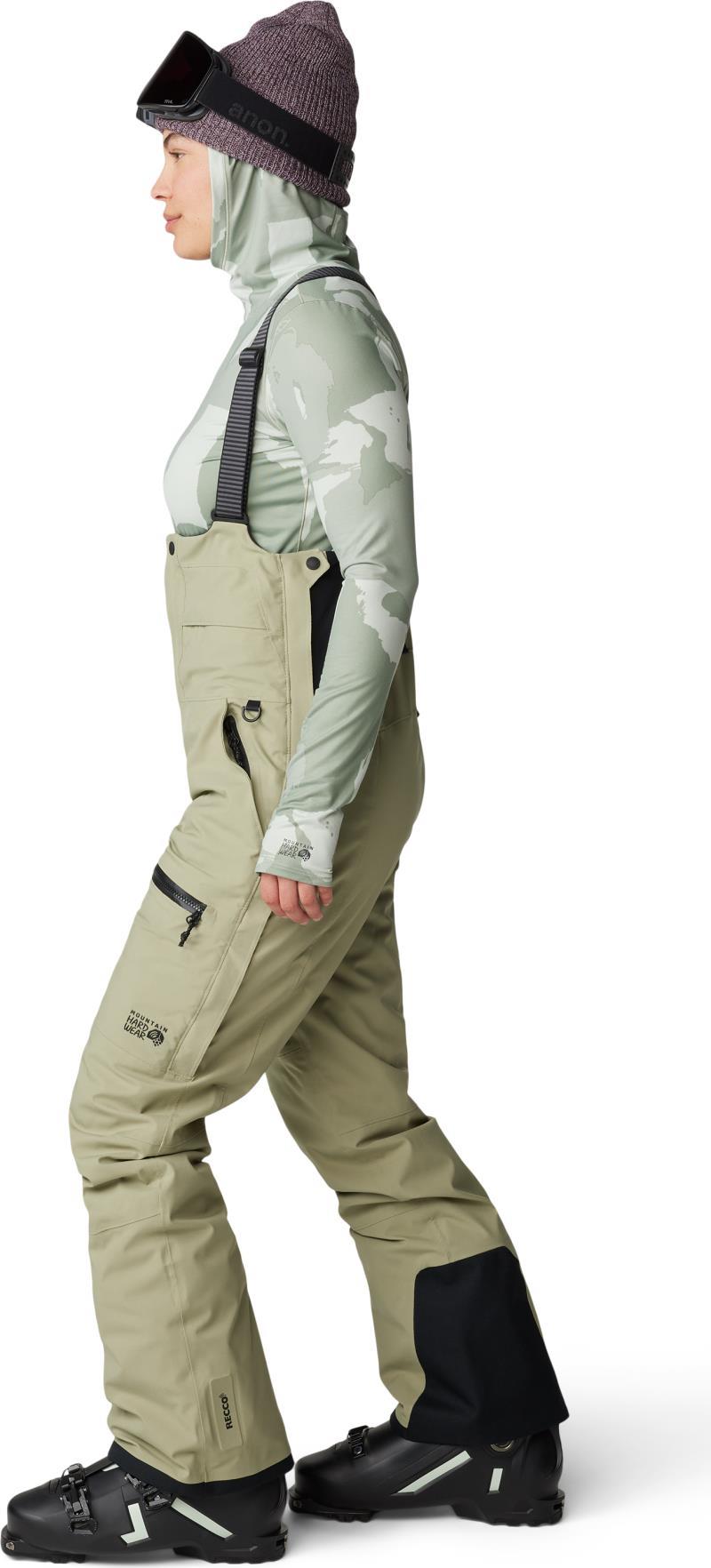 Powder Maven Bibs, Short - Womens - mantis green 1