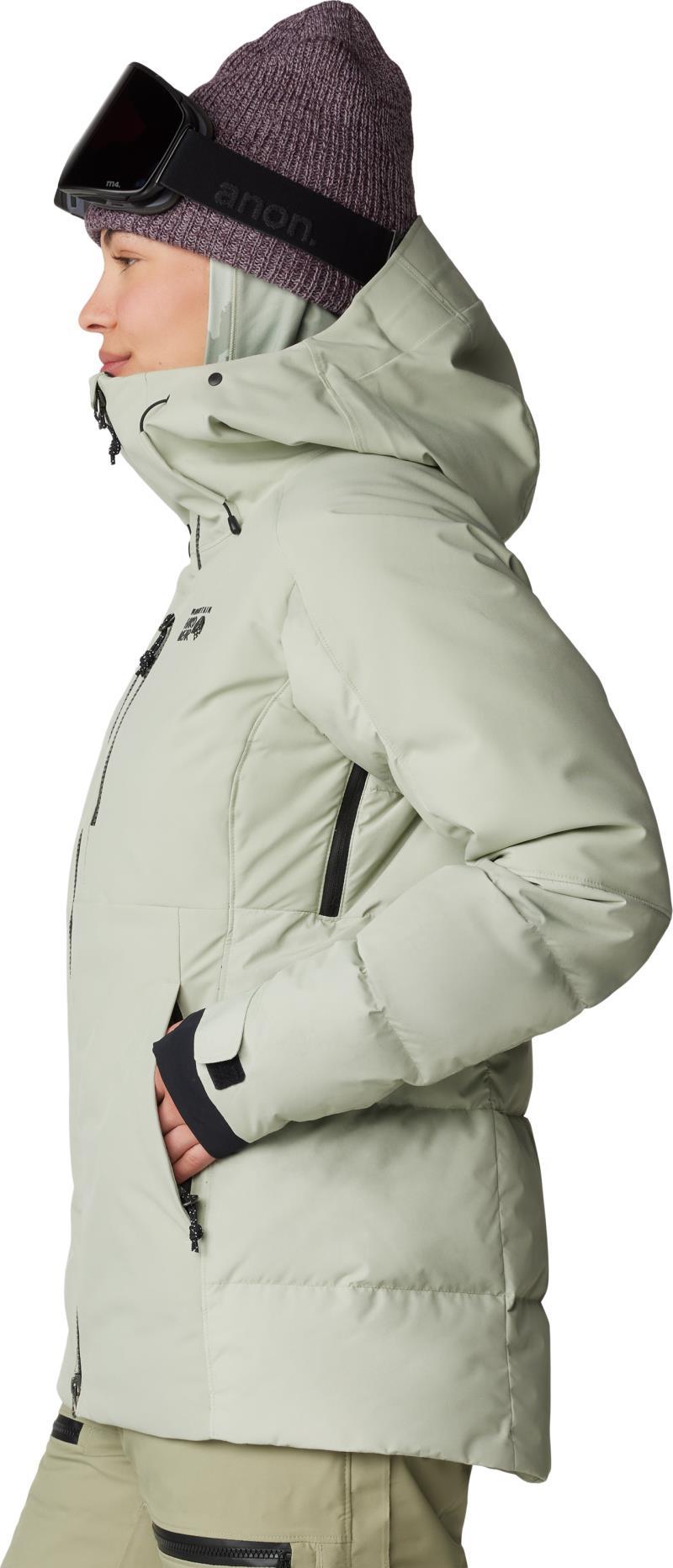 Powder Maven Down Jacket - Womens - white sage 1