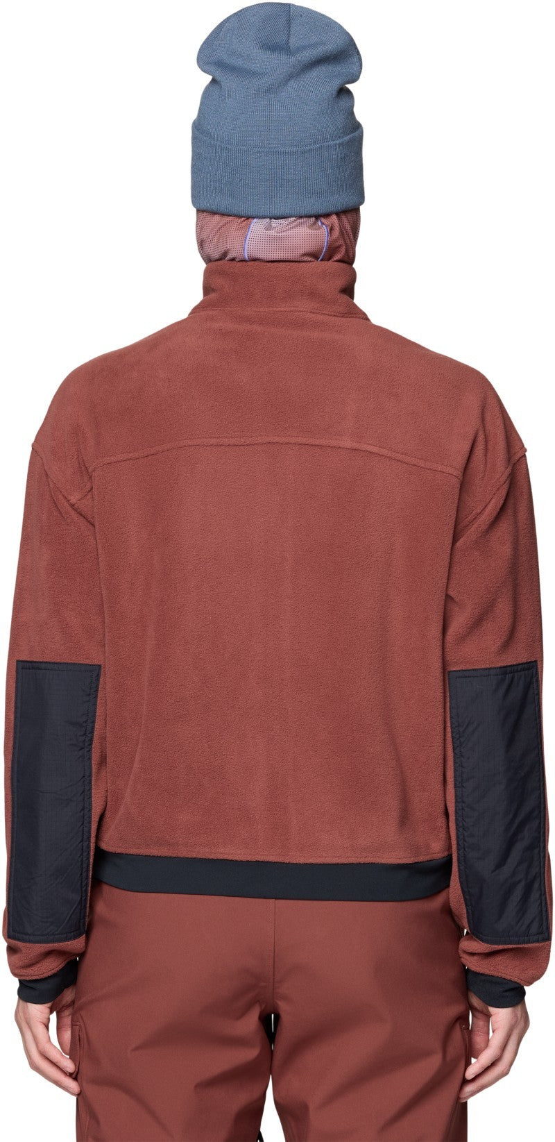 Powder Maven Fleece Full Zip Jacket - Womens - bourbon brown / black 1