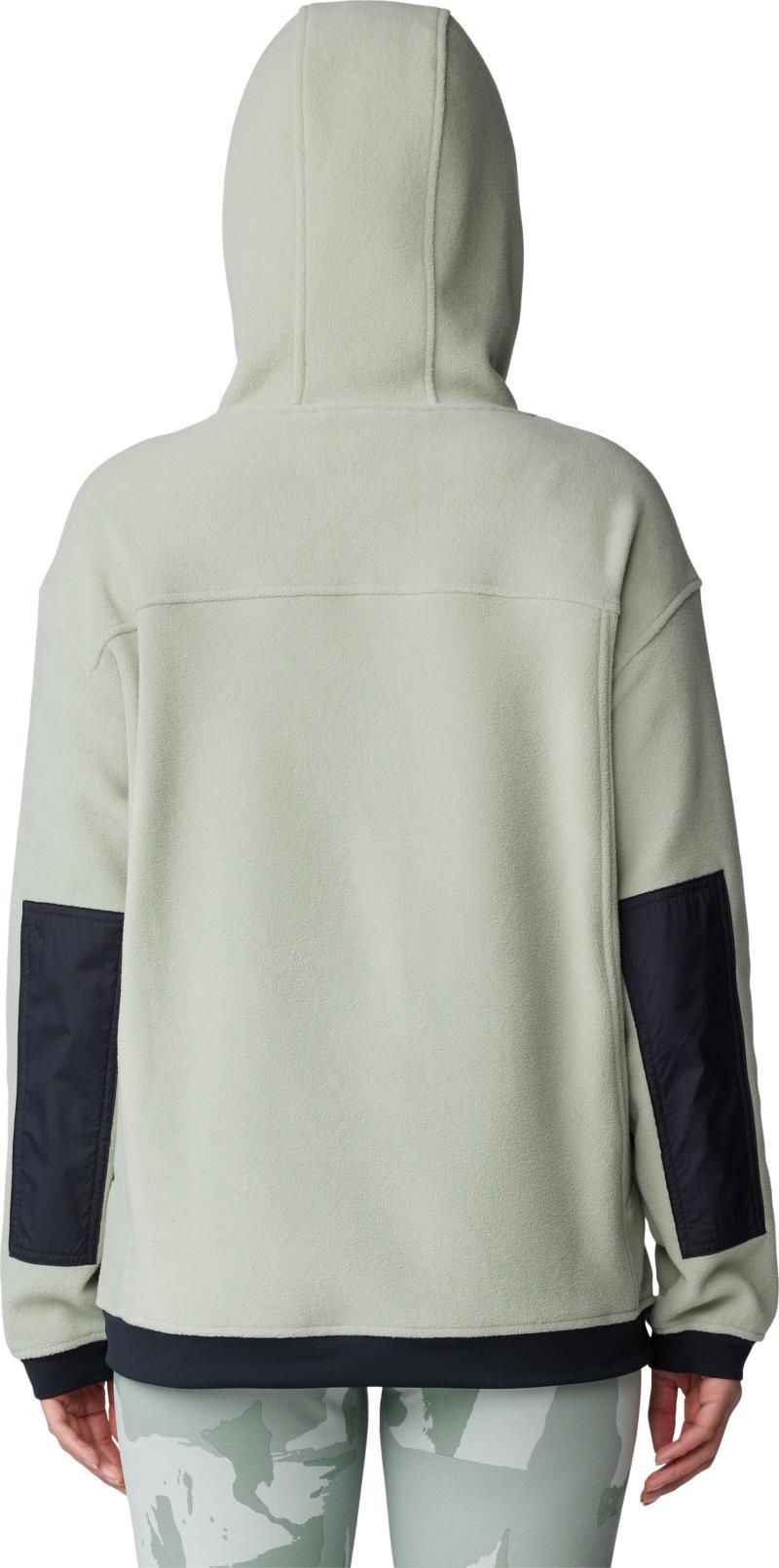 Powder Maven Fleece Pullover Hoody - Womens - White Sage 2