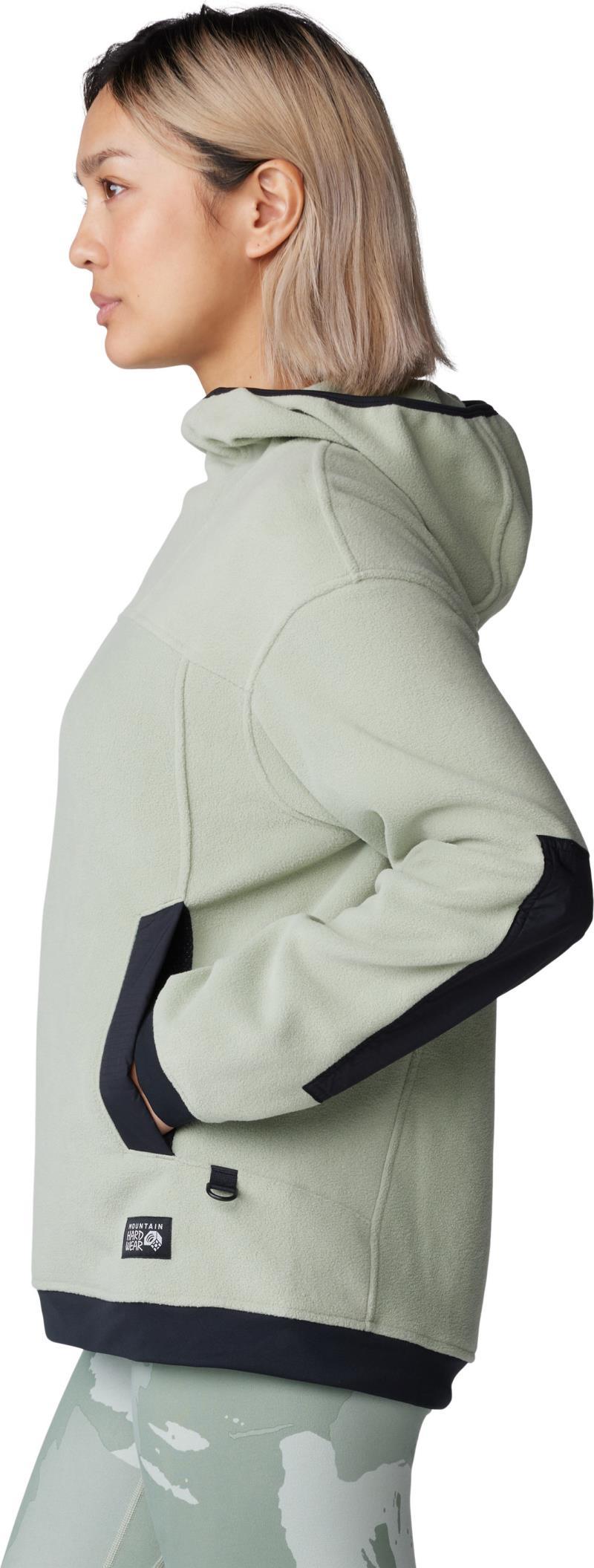 Powder Maven Fleece Pullover Hoody - Womens - White Sage 5