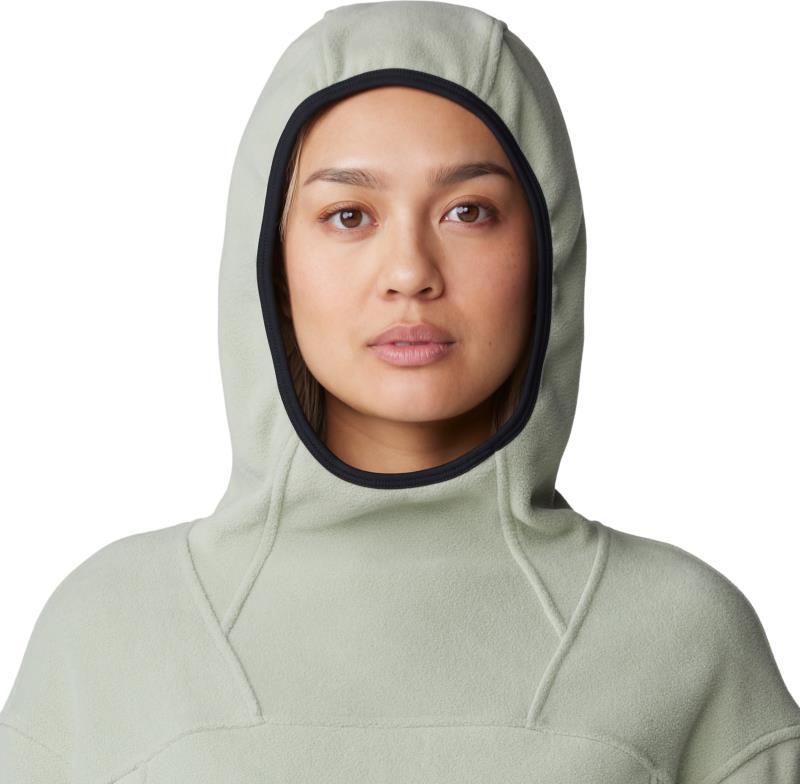 Powder Maven Fleece Pullover Hoody - Womens - White Sage 6