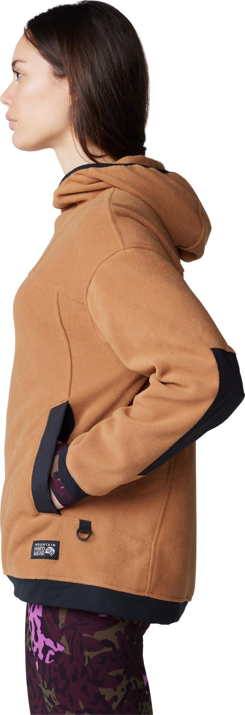 Powder Maven Fleece Pullover Hoody - Womens - copper clay 1