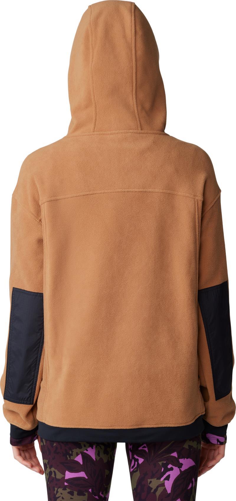Powder Maven Fleece Pullover Hoody - Womens - copper clay 1