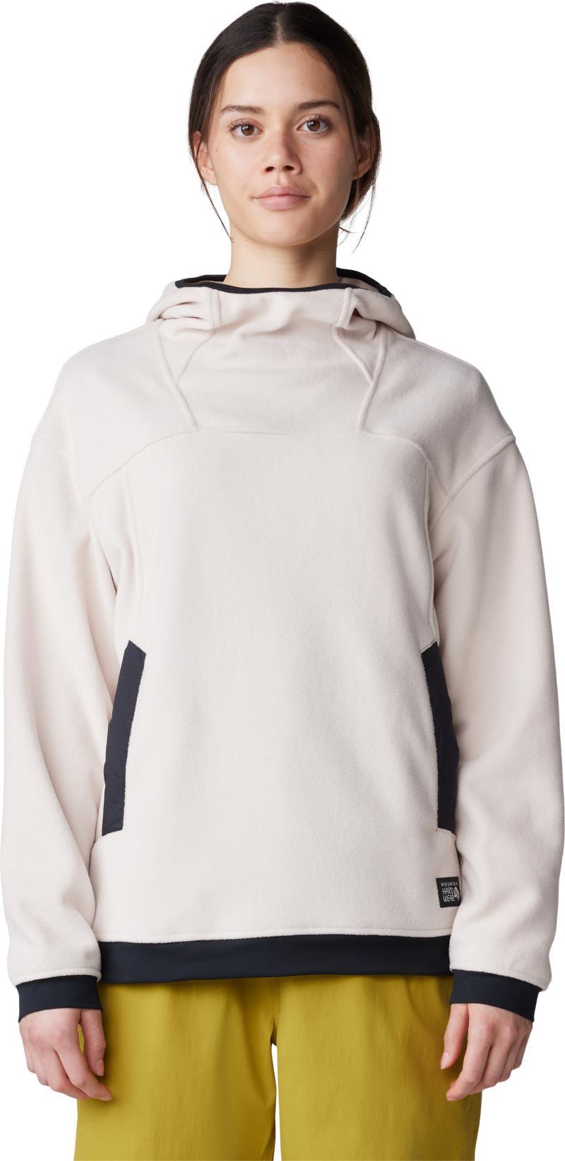 Powder Maven Fleece Pullover Hoody - Womens - talc 1