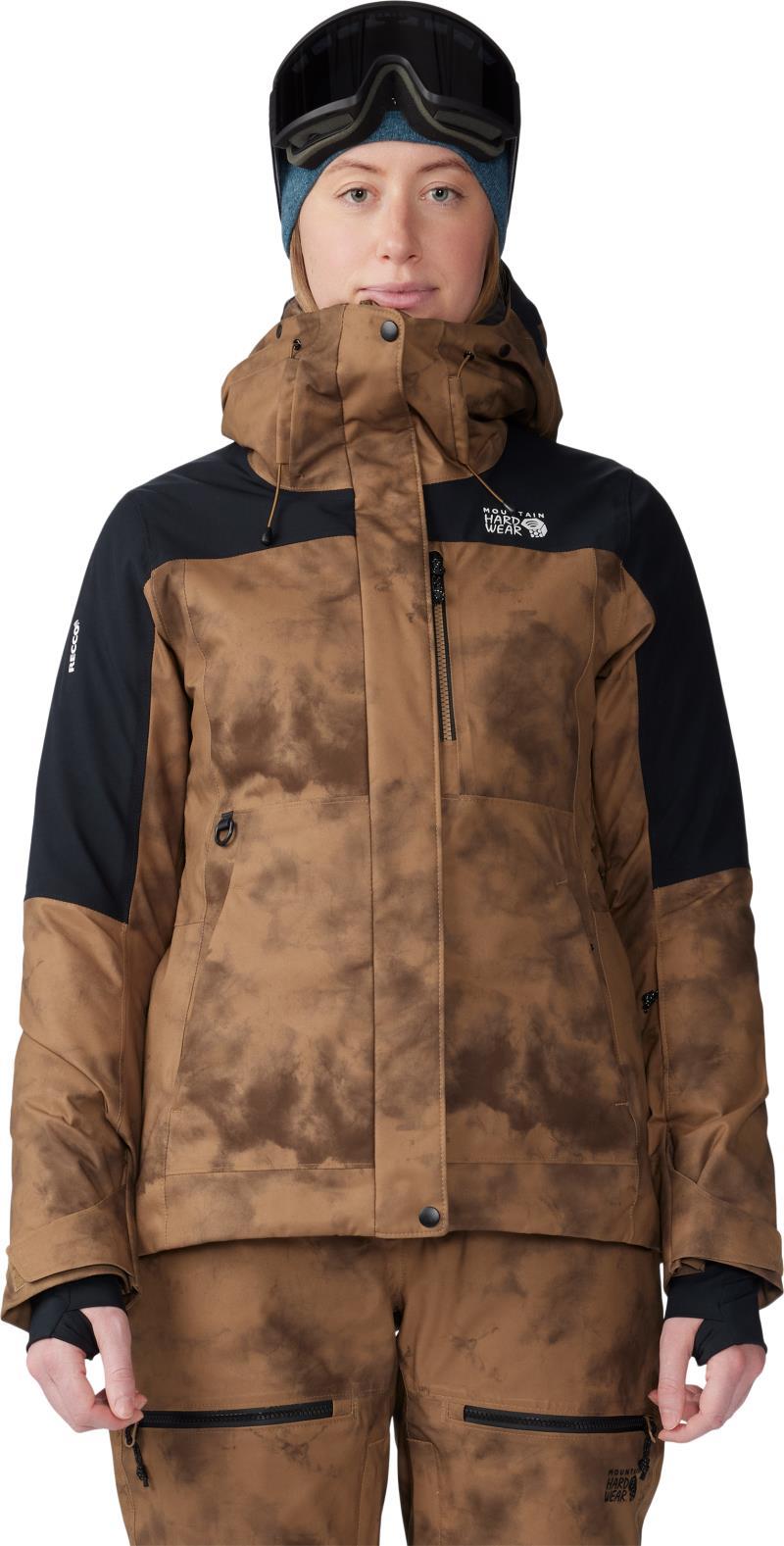 Powder Maven Jacket - Womens - Corozo Nut Ice Dye Print 1