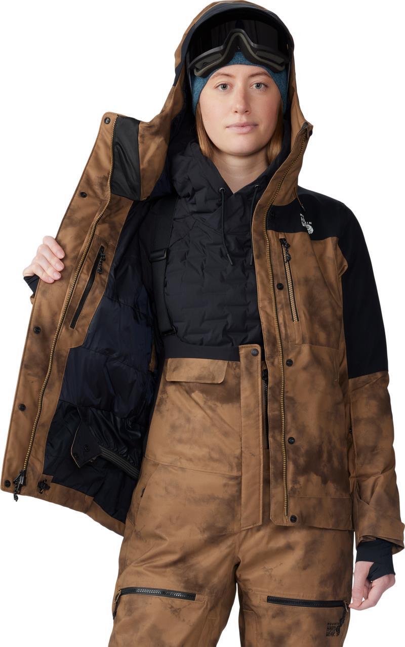 Powder Maven Jacket - Womens - Corozo Nut Ice Dye Print 5