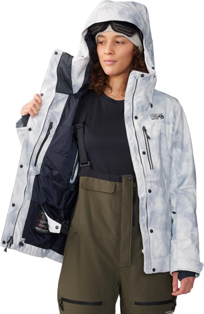 Powder Maven Jacket - Womens - Glacial Ice Dye Print 4
