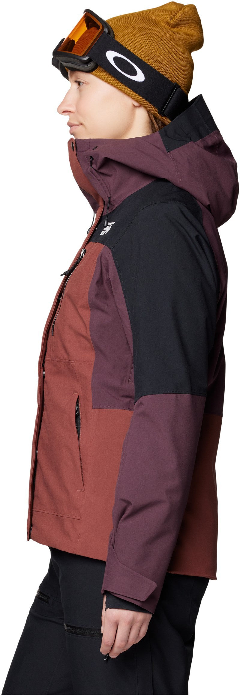 Powder Maven Jacket - Womens - bourbon brown / blackberry / black 1
