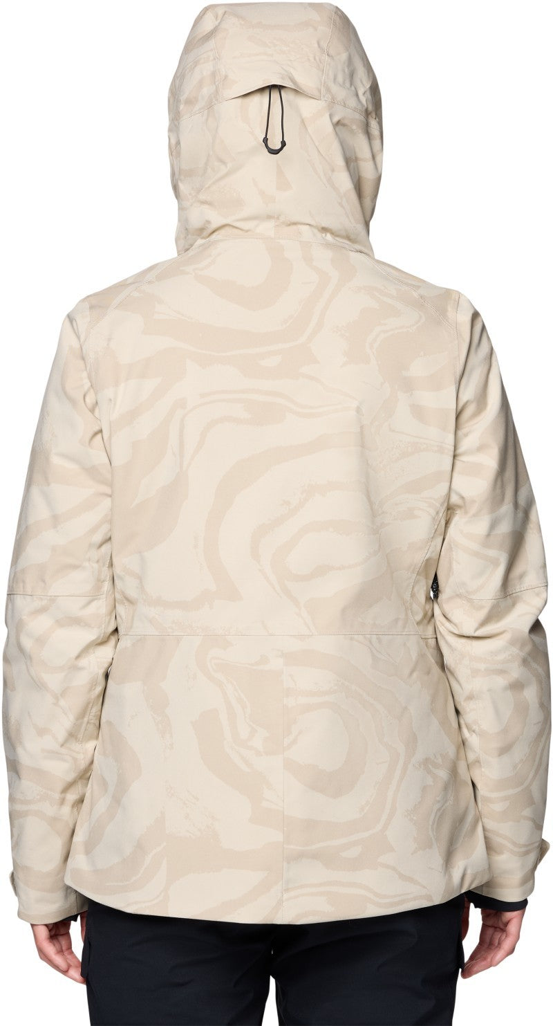 Powder Maven Jacket - Womens - fossil rockstrata print 1
