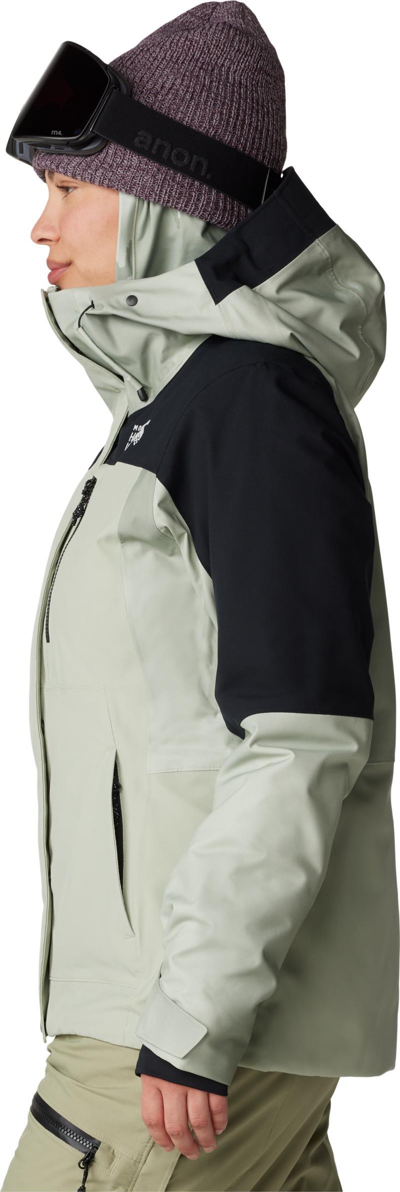 Powder Maven Jacket - Womens - white sage / mantis green / black 1