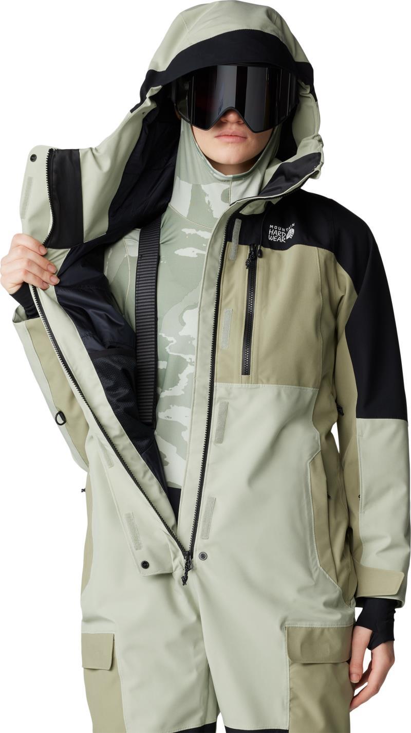 Powder Maven One Piece, Reg - Womens - White Sage / Mantis Green / Black 15