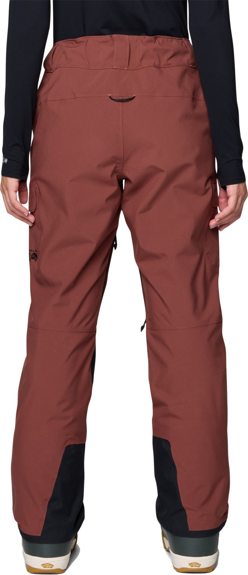 Powder Maven Pants, Reg - Womens - bourbon brown / black 1
