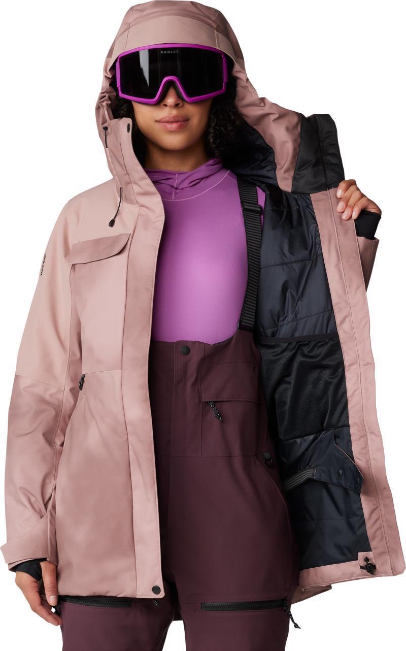 Powder Maven Parka - Womens - Smoky Quartz / Smoky Quartz Print 12