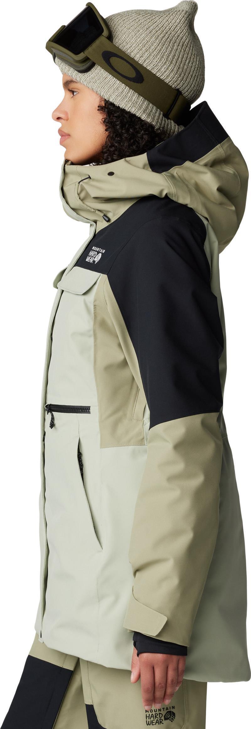 Powder Maven Parka - Womens - White Sage / Mantis Green / Black 8