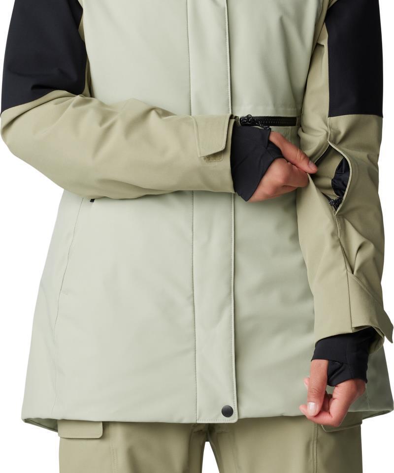 Powder Maven Parka - Womens - White Sage / Mantis Green / Black 9