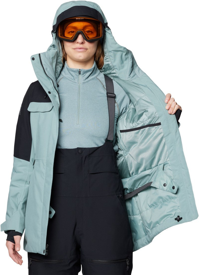 Powder Maven Parka - Womens - blue sage / black 1