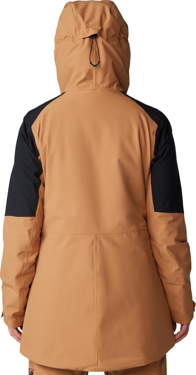 Powder Maven Parka - Womens - copper clay / black 1