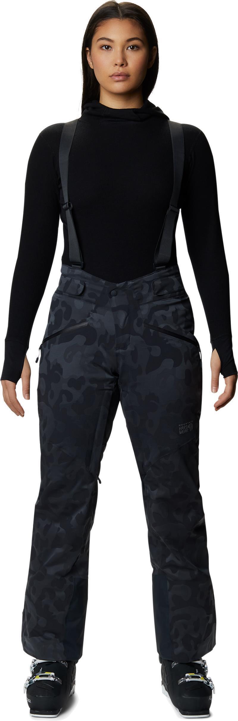 Powder Quest Insulated Pants, Reg - Womens - dark storm jacquard 1