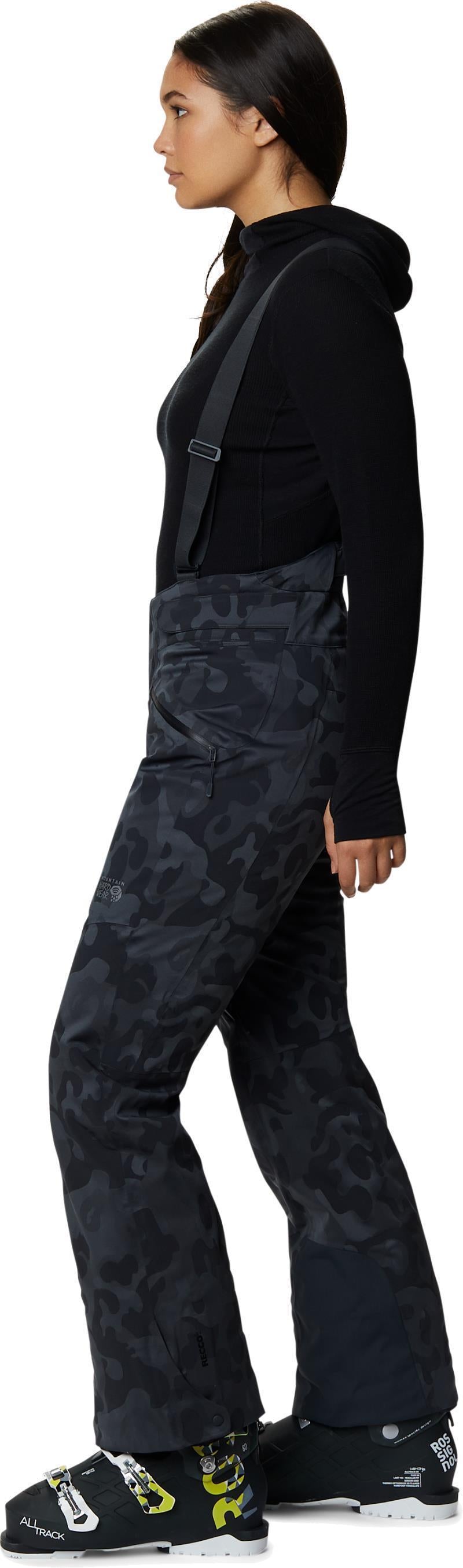 Powder Quest Insulated Pants, Reg - Womens - dark storm jacquard 1