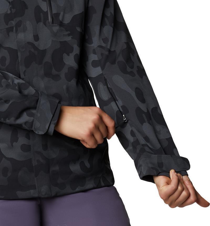 Powder Quest Light Insulated Jacket - Womens - dark storm jacquard 1